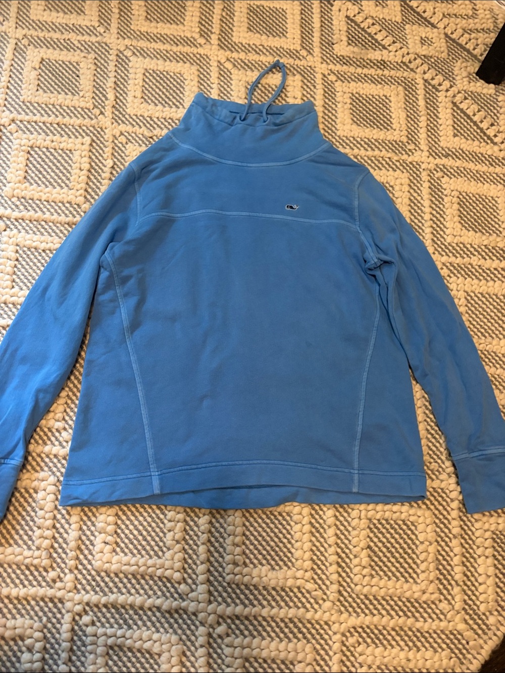 Vineyard Vines women’s Sky Blue Turtleneck Pullover